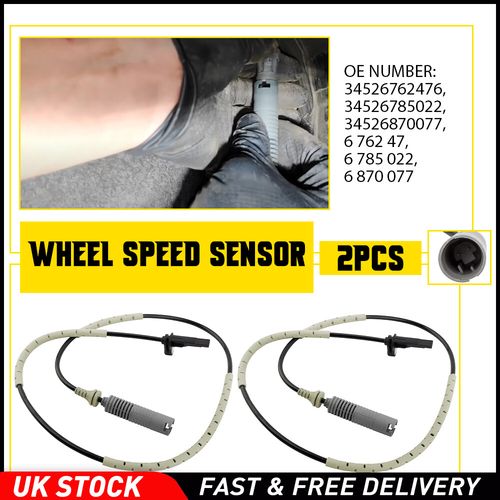 2x ABS Wheel Speed Sensor Rear For BMW 130i 325d 325i 330d 330i E81 E87 E91 E92 — image 1