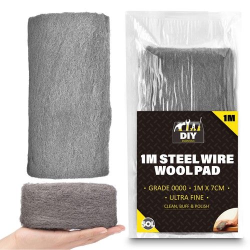 1-10M Steel Wire Wool Roll Grade 0000 Super Ultra Fine For Rats Mice Top Quality