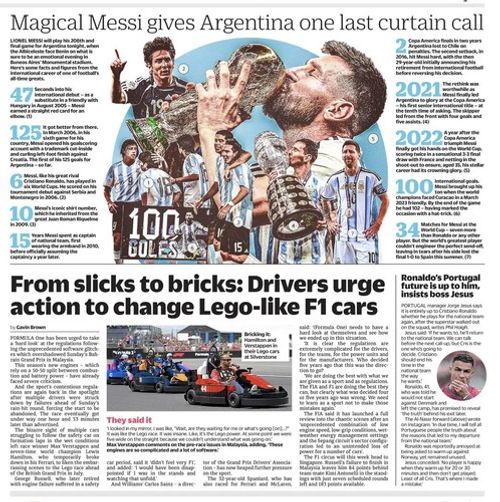 Lionel Messi Last Argentina Match Retirement Statistics Newspaper Article 2026