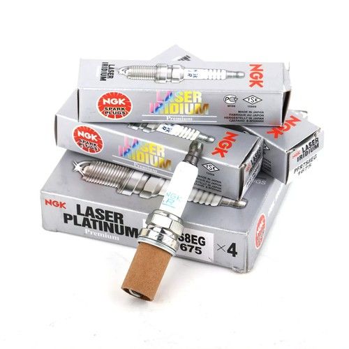 NGK Spark Plugs x 4 for Volkswagen Eos 2.0 TSI from 2006-2015 PFR7S8EG / 1675