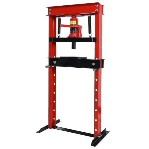 12 Ton Workshop Press Machine Hydraulic Bench + 23pc Wheel Drive Bearing Puller — image 2