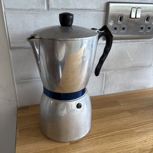 Vintage Brevettato Stove Espresso Coffee Maker stainless steel Percolator MCM