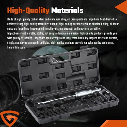 Inner Bearing Puller 8-32mm 9pc Set for Blind Hole Removal Slide Hammer Tool — image 3