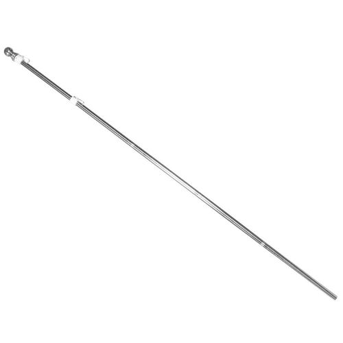 6ft Adjustable Flag Pole Stainless Heavy Duty Rotating Flag Anti Tangle Caravan — image 6