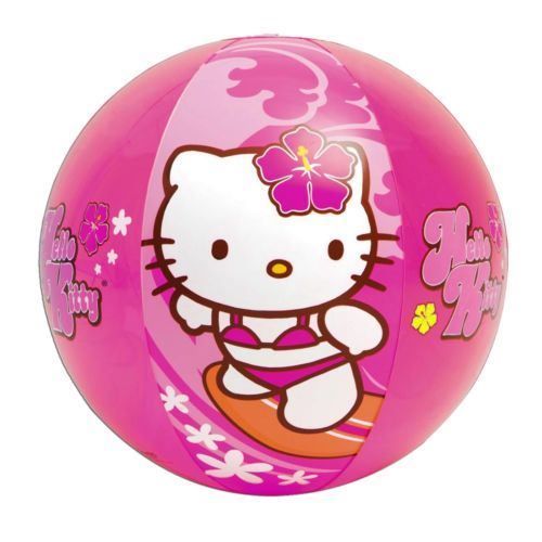 HELLO KITTY INFLATABLE BLOW UP PANEL BEACH BALL HOLIDAY SWIMMING POOL PARTY TOY