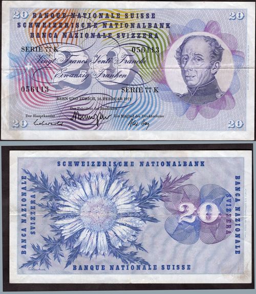 Switzerland. 7 banknotes, details below. — image 4