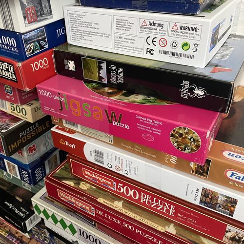 Jigsaw Puzzle Bundle x15 Joblot 1000 Pieces Christmas Hobby Unchecked Pastime — image 5