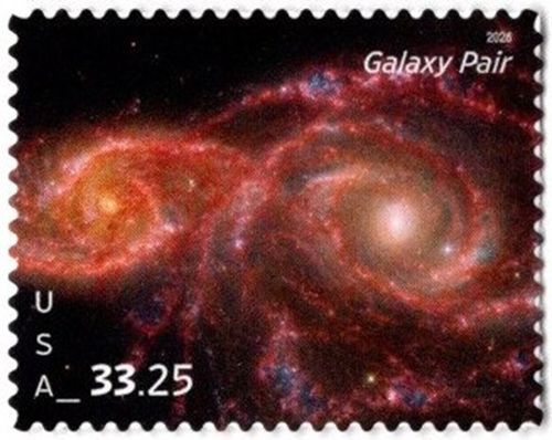 #6057 2026 Galaxy Pair Express Mail  - MNH — image 1