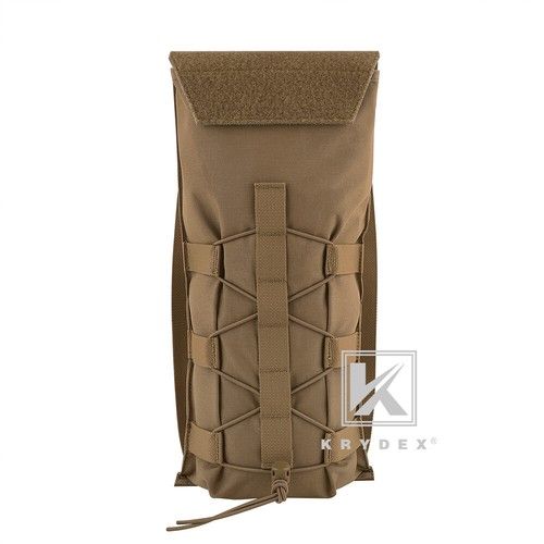 KRYDEX Tactical Hydration Carrier Pack MOLLE Pack Modular 3L Water Bladder Coyot