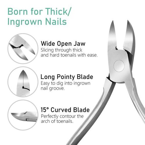 Quality Toe Nail Clippers - Podiatry Nippers - Chiropody Cutters — image 2