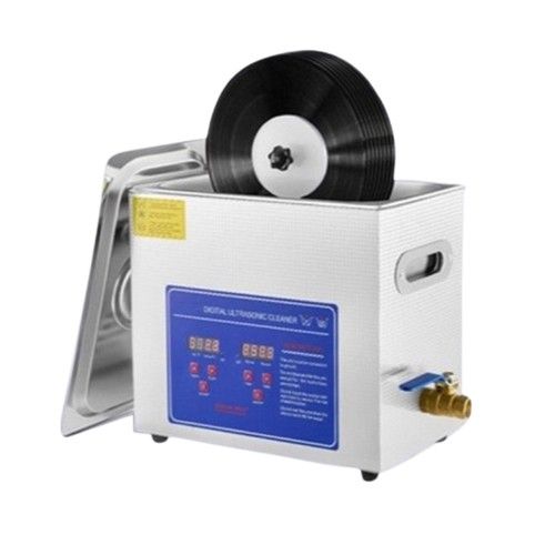180W 6.5 L Ultrasonic Vinyl Record Cleaner Deep Washing Machine For Album Disc