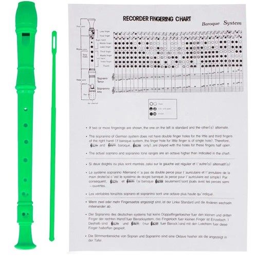 8 Hole Clarinet Long Flute J32 ABS Vertical Flute Musical Instrument Music Educa