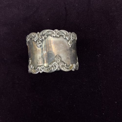 GOREHAM Scroll Border Napkin Ring Sterling Silver 25.5g — image 6