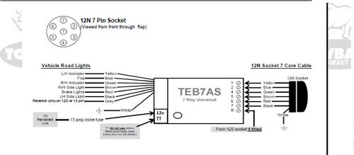 Bypass (interface) Relay 7 Way Universal Upgrade Kit TEB7AS Smart relay — image 6