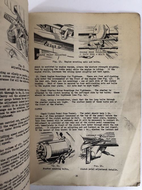 Bedford RLH Instruction Book Owners Handbook Special Appliance Fire Tender 1958 — image 8