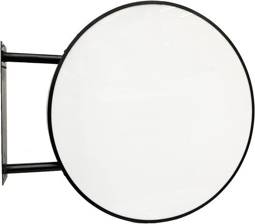 Round LED Projecting Sign Light Box Double Sided Outdoor Illuminated 60cm/80cm
