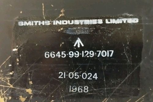 1968  MILITARY ISSUE 8" Brass  Bulkhead Clock, Smith Astral,  wall clock — image 12