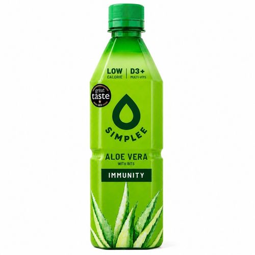 SIMPLEE Aloe Vera Drink Juice With Bits Immunity Drinks 500ml (Pack of 12) — image 2