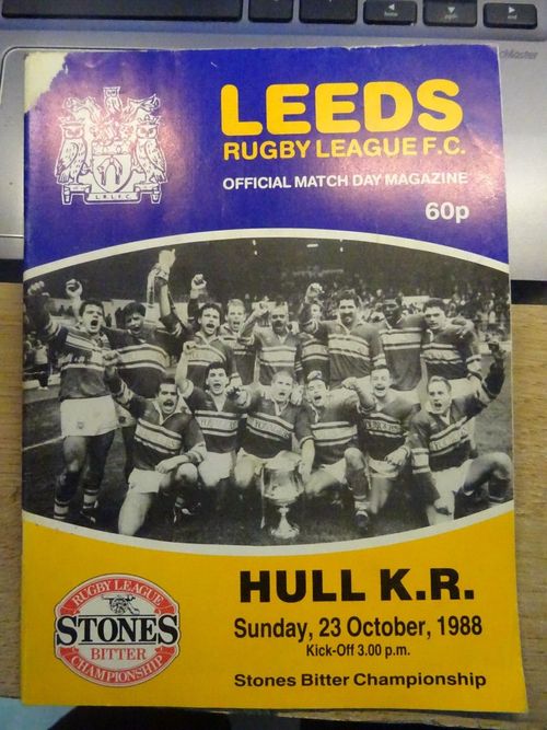 THREE  LEEDS R.L . SIGNED  PROGRAMMES, 1988-1992 — image 2