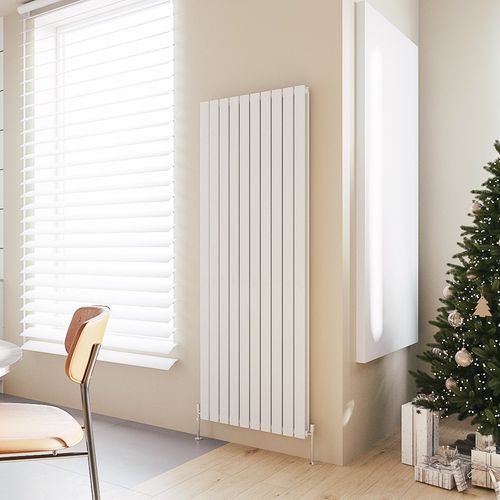 Designer Vertical Horizontal  Flat Panel Radiator Single Double Central Heating — image 2