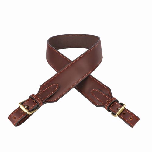TOURBON Hunting Rifle Sling Gun Leather Carry Shoulder Strap Adjustable Brown UK — image 12