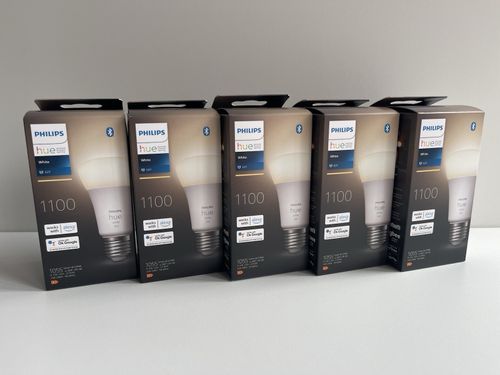 5 X Philips Hue New White Smart Light Bulb 1100 Lumen E27 Edison Screw — image 1