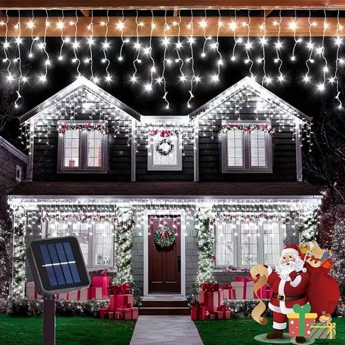 Solar String Fairy Lights 200-1200 LED with Remote 8 Modes Timer Xmas Home Decor