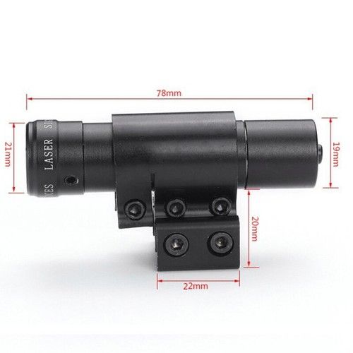 1*Archery Red Dot Laser Sight-Scope For Compound Recurve Crossbow Slingshot N1