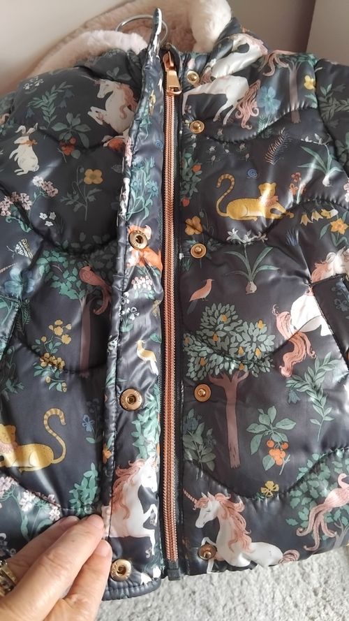 Gorgeous Next Baby Girls Padded Jacket. 6-9m. Great Condition — image 4
