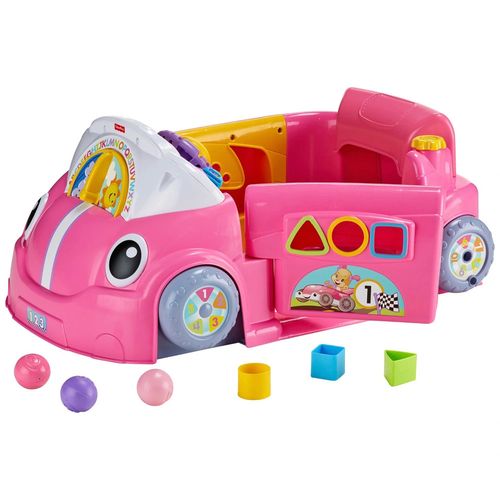 Fisher Price Laugh & Learn Smart Stages Crawl Around Car Baby Activity Toy Pink — image 6