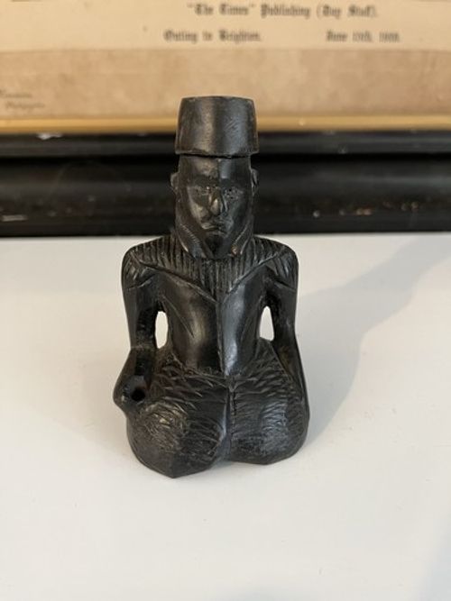 Antique Vintage Hand Carved Tribal Figure Wooden Statue