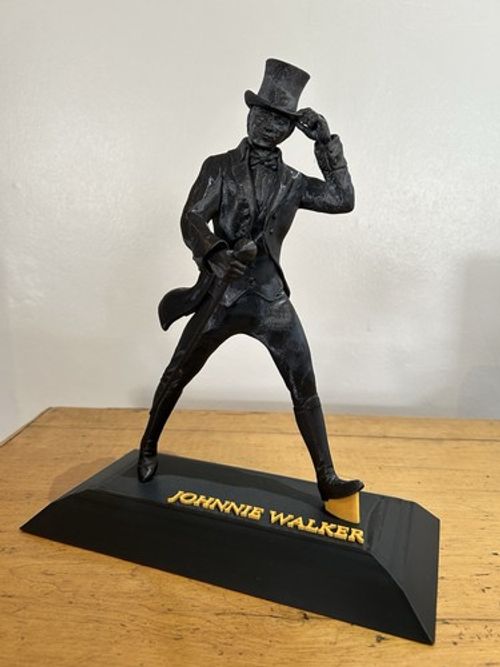 10” Striding Man Bar Statue Display