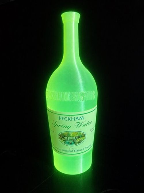 Peckham Spring Glow In The Dark Bottle Only Fools and Horses Prop Display New