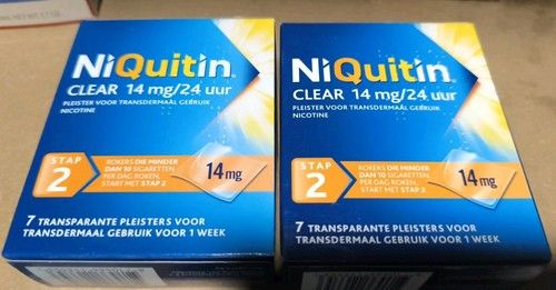 NiQuitin Step 2 4089983 Stop Smoking Patch - 14mg 14 Patches New Sealed 2027-"28