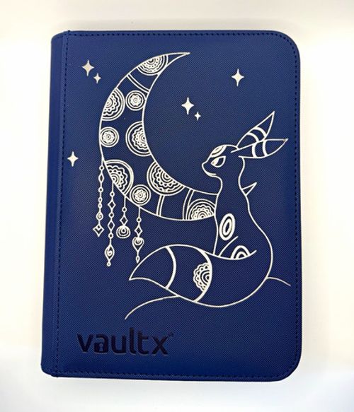 Moonlit Umbreon Vault X EXO-TEC Zip Binder 4-Pocket Side Loading 160 Cards Blue