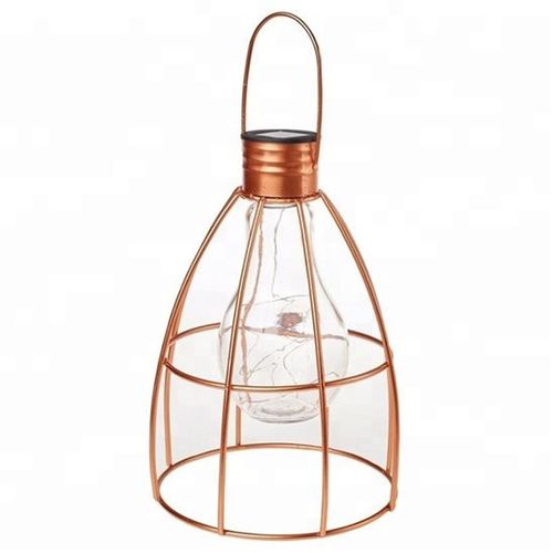 Eureka Firefly Solar Powered Lantern Garden Light Table Top Or Hanging UK — image 1