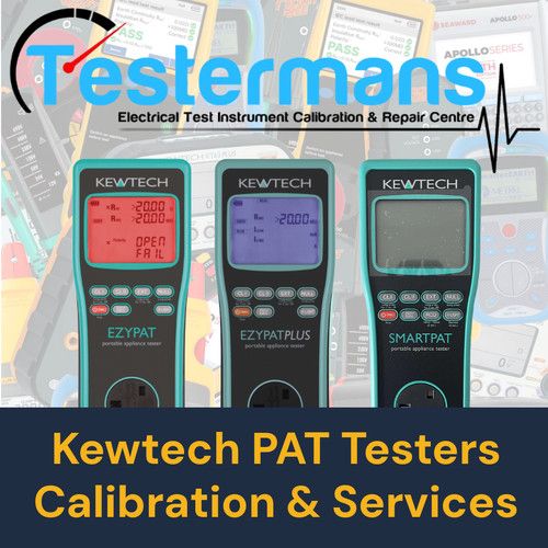 Kewtech PAT Tester Calibration | SmartPAT EZYPAT Plus | Fast UK Turnaround