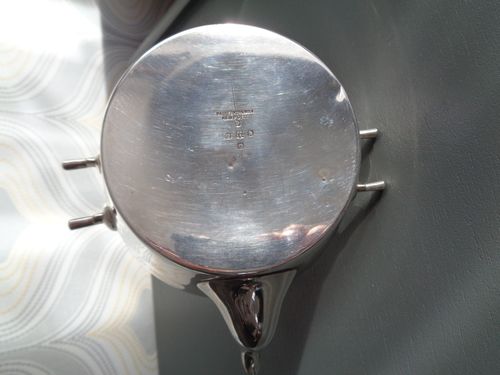 Martin, Hall & Co. Antique Silver Plated Tilting Spirit Kettle with Case — image 14