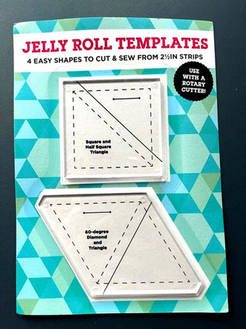 Fussy Cut Jelly Roll Half Square Triangle Marking Templates Hexie Paper Stencils