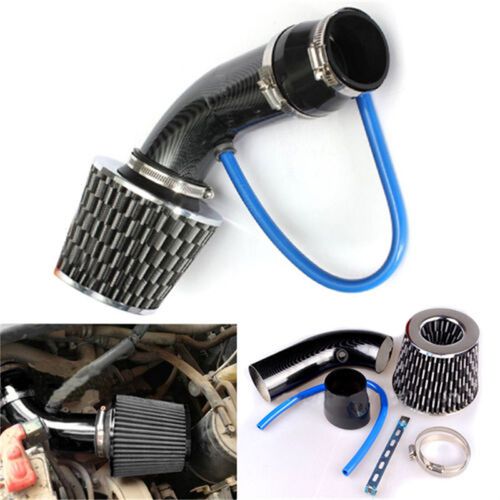 Car Cold Air Intake Filter Induction Pipe Kit Hose System Universal 3“76mm Black — image 4