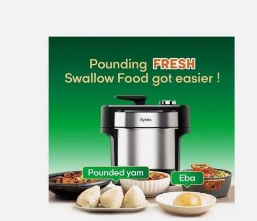 Syinix Automatic Swallow Maker &Pounding Yam, Amala,Banku,fufu etc Machine 5Ltrs