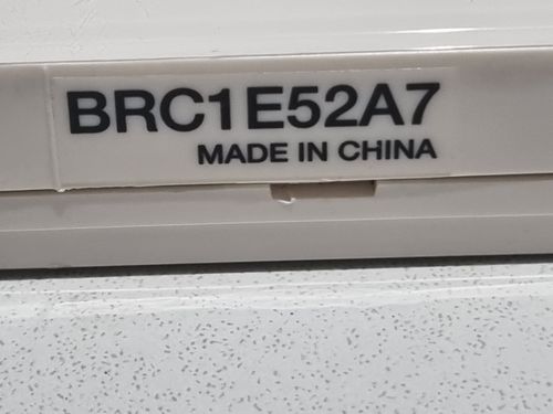 Daikin Hard-Wired Air Conditioning Remote Controller BRC1E52A7 — image 3