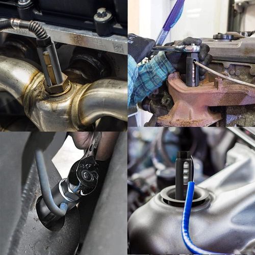 22mm Heavy Duty 1/2" Drive O2 Lambda Oxygen Sensor Open Socket Removal Tool Kit — image 11