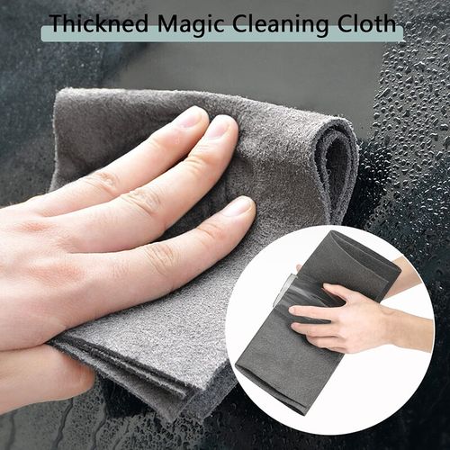 5 Pack Microfiber Cleaning Cloths Lint Free Glass Dish Polishing Rag 30x30cm — image 7