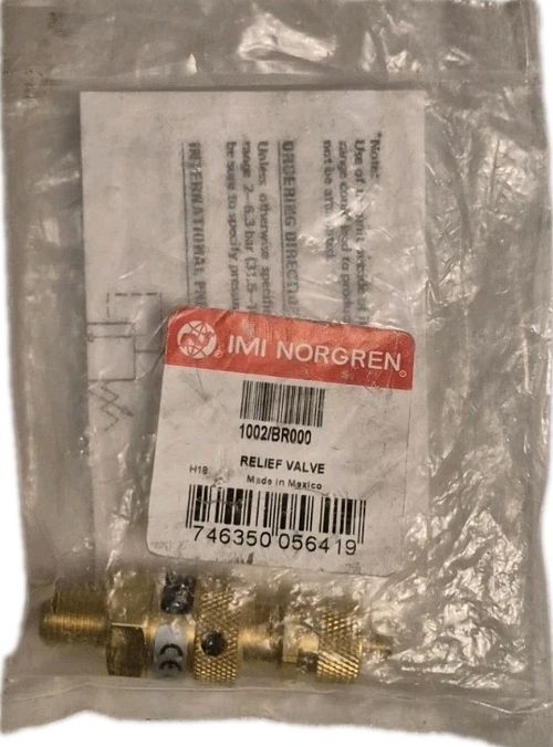 IMI Norgren 1002/BR000 Quick Exhaust Safety Relief Valve R1/4 Brass 6.3-14 Bar — image 3