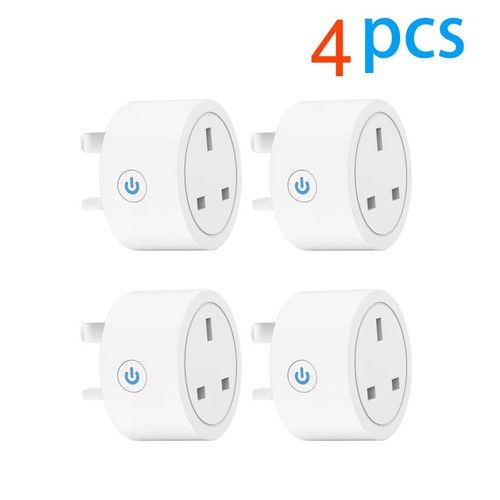 20A UK Smart Socket Tuya WiFi Plug | Energy Usage Monitor | Alexa/Google