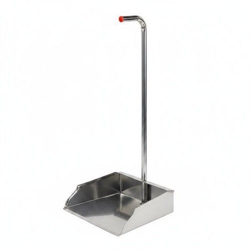 Stainless Steel Dustpan Rust Resistant Detachable Handle Dustpan Easy to Storage