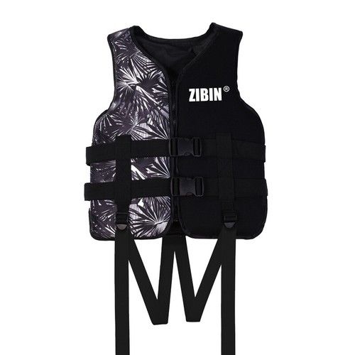 2025 Kids Adults Life Jacket Swimming Floating Surf Zip Vest Buoyancy Aid Jacket