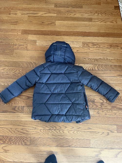 Columbia Toddler XXS 4T/5T Omni-Heat Winter Puffer Jacket Dark Gray Orange — image 6