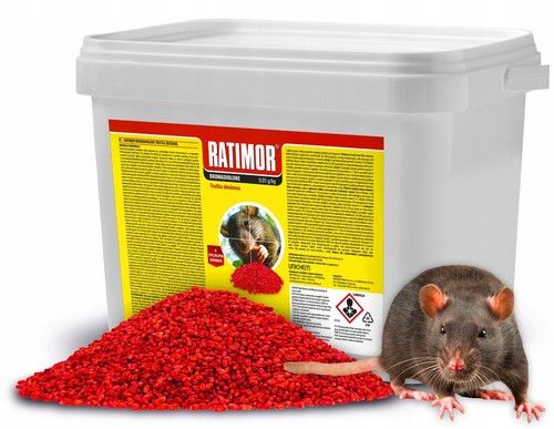 Ratimor Rat & Mouse Killer Poison Strong Rodent Bait 5kg Max Strength